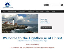 Tablet Screenshot of lighthouseofchrist.org